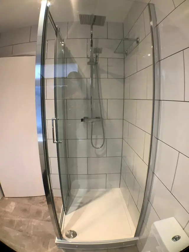 Completed bathroom refurbishment by APG Plumbing & Heating Services Ltd, Staffordshire